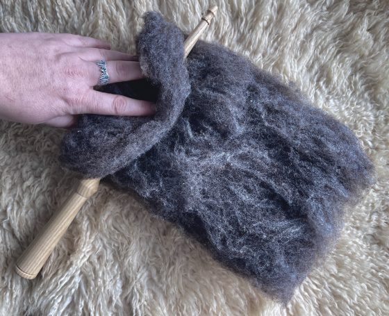 Aufbinden eines Batts Aufbinden eines Batts